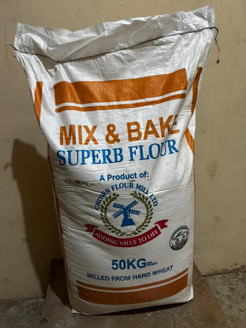 Mix and bake flour